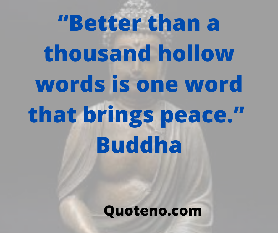 Buddhism quotes on peace