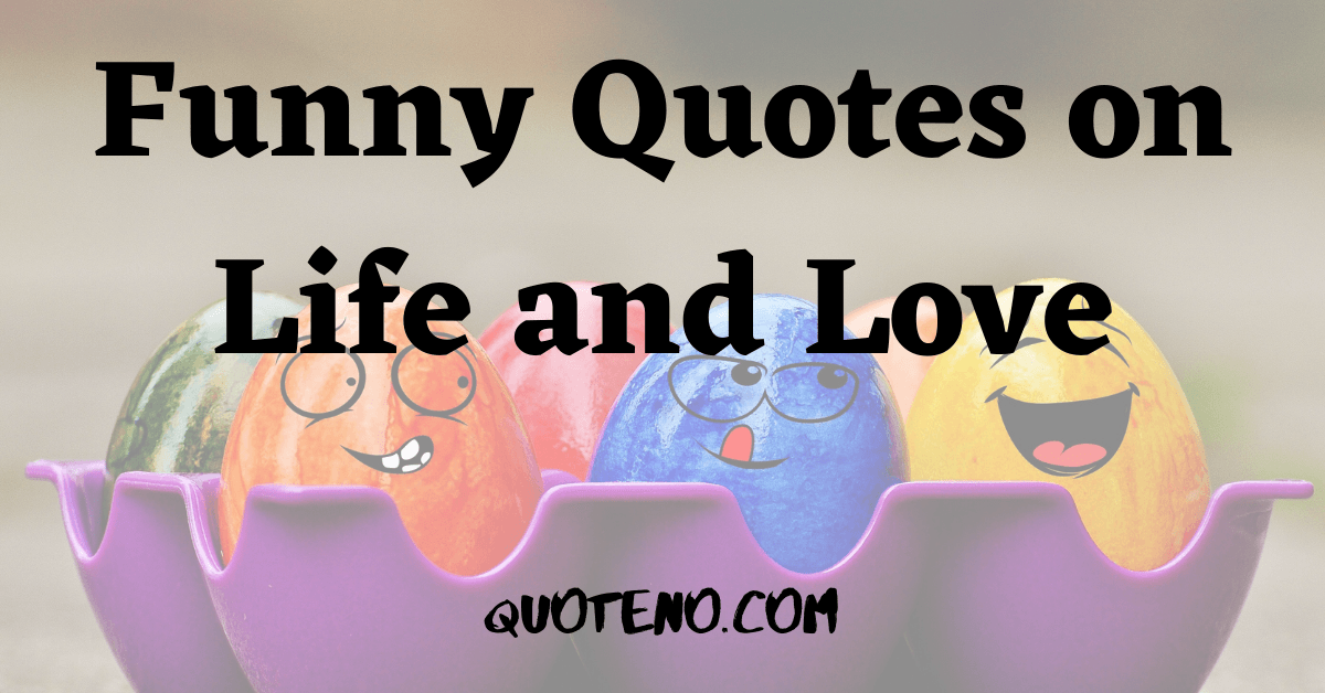 funny quotes on life and love