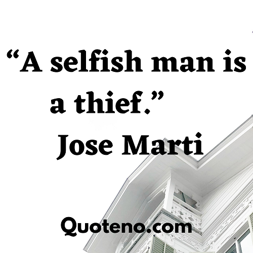 selfish people quote