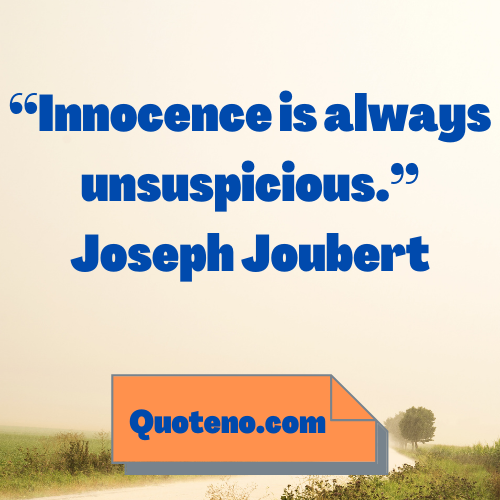 being innocence quote