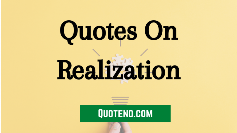 realization quotes