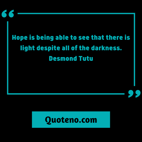 Light In Darkness Quote