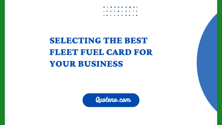 Finding the Perfect Fit - Selecting the Best Fleet Fuel Card for Your Business