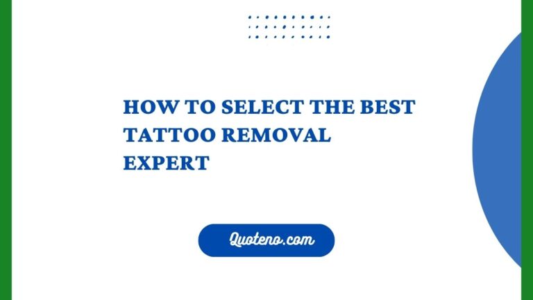 How to Select the Best Tattoo Removal Expert