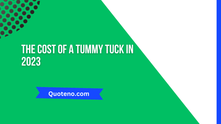 The Cost of a Tummy Tuck in 2023