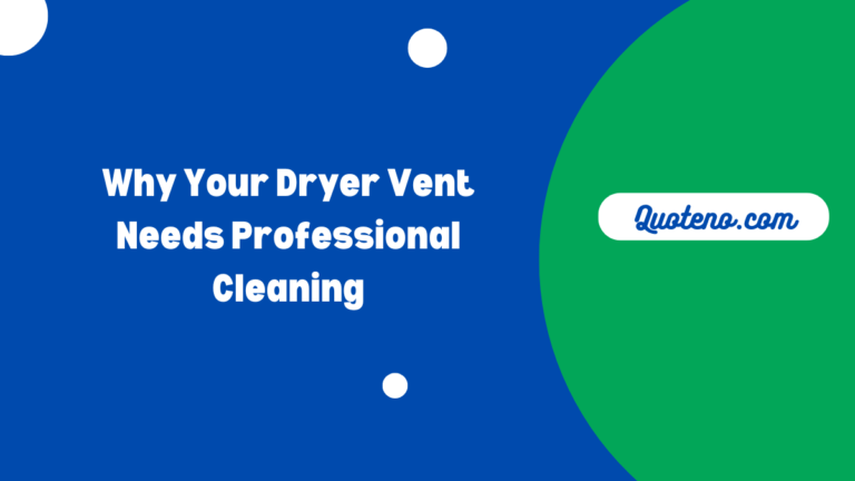 Why Your Dryer Vent Needs Professional Cleaning