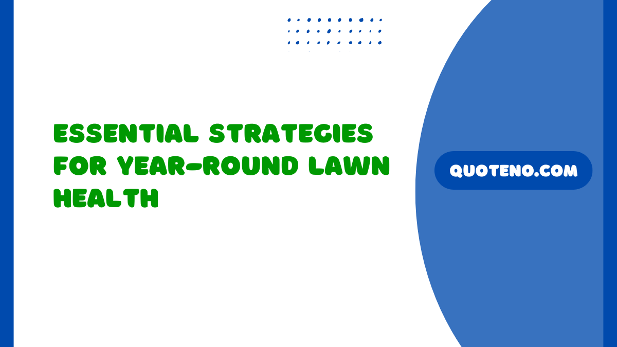 Essential Strategies for Year-Round Lawn Health
