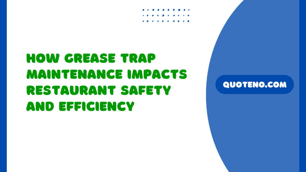 Maintenance Trap Denver Grease Trap Cleaning – Safe & Compliant Kitchen Solutions