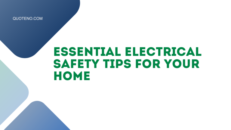 Essential Electrical Safety Tips for Your Home